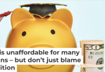 Private U.S. colleges and universities are charging an average of $44,961 in tuition for the 2025-26 school year. Catherine Lane/Moment via Getty Images